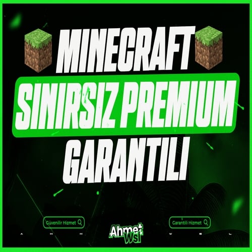  Minecraft Sınırsız Premium Garanti + Destek